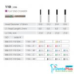 Diamond Burs Flat End Cylinder ISO 110-836 MDT