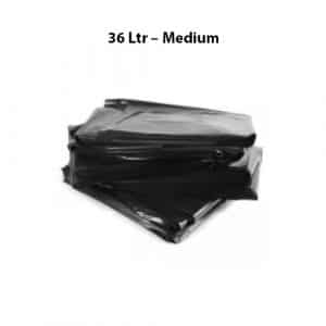 Bin Bag Bin Liner Black 36 Ltr Medium - New Year Super Sale Offer 2021