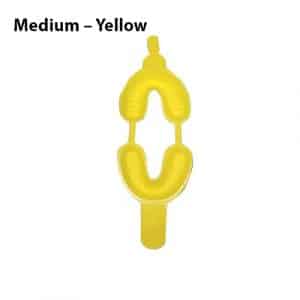 Fluoride Trays – Dual Arch Medium – Yellow - New Year Super Sale Offer 2021