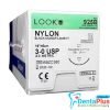 Sutures Look Nylon #12pcs/pkt - 925b-3-0-18-45cm-c7-rev-3-8c-24mm