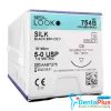 Sutures Look Silk (12pcs/pkt) - 754b-5-0-c6-3-8c-19mm