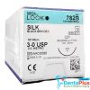 Sutures Look Silk (12pcs/pkt) - 782b-3-0-c21-1-8c-26mm