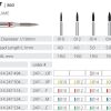 Diamond Burs Flame ISO: 247-860 MDT #10Pcs/Box