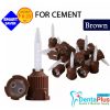 Dental Impression Mixing Tips #50pcs/pkt - brown