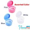 Denture Bath Case with Strainer Assorted Colours