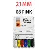K Files - Thomas 6pcs/pkt - 21-mm - 06-pink