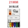 K Files - Thomas 6pcs/pkt - 21-mm - 30-blue