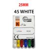 K Files - Thomas 6pcs/pkt - 25-mm - 45-white