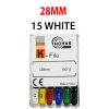 K Files - Thomas 6pcs/pkt - 28-mm - 15-white