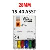 K Files - Thomas 6pcs/pkt - 28-mm - 15-40-assorted