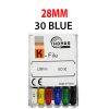 K Files - Thomas 6pcs/pkt - 28-mm - 30-blue