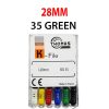K Files - Thomas 6pcs/pkt - 28-mm - 35-green