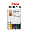 K Files - Thomas 6pcs/pkt - 28-mm - 40-black