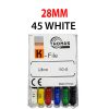 K Files - Thomas 6pcs/pkt - 28-mm - 45-white