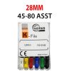 K Files - Thomas 6pcs/pkt - 28-mm - 45-80-assorted