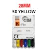 K Files - Thomas 6pcs/pkt - 28-mm - 50-yellow