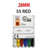 K Files - Thomas 6pcs/pkt - 28-mm - 55-red