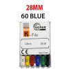 K Files - Thomas 6pcs/pkt - 28-mm - 60-blue