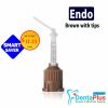 Dental Impression Mixing Tips #50pcs/pkt - brown-with-tips-endo