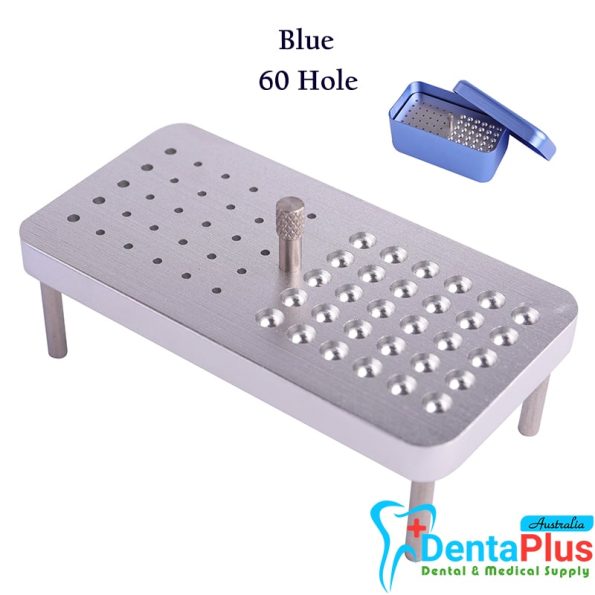 Endo File Stand Blue 60 Holes Suitable for Files and Burs (FG,RA)