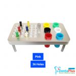 Endo File Stand Pink, 36 Holes Suitable for – Files+GP Points