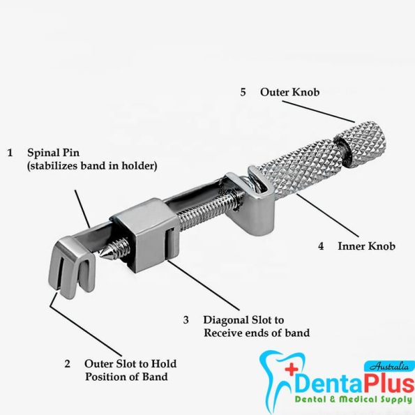 6-Pack Dental Matrix Retainers & Bands Kit (Tofflemire Style, DDP)