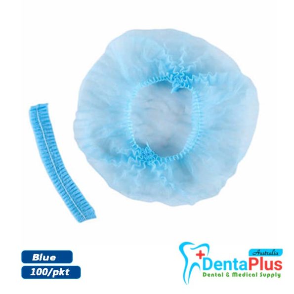 Bouffant Clip CapHair Net -Blue