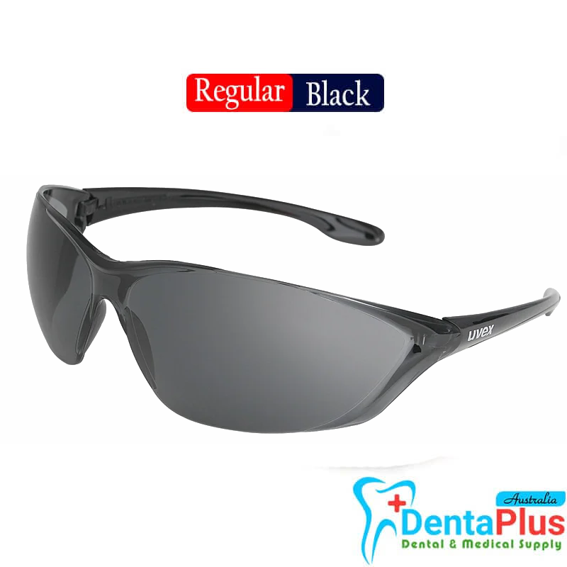 Uvex Pheos & Hunter Tinted Protective Glasses / Safety Eye Wear- Black #Each - Hunter Regular Black