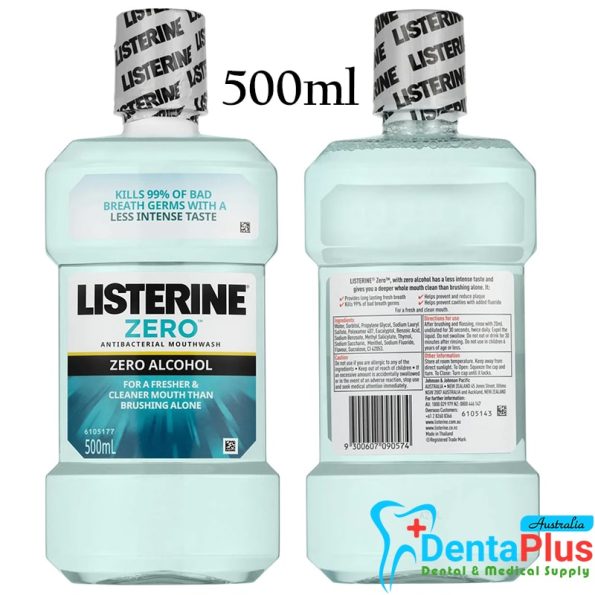 LISTERINE MOUTH WASH ZERO 500ML