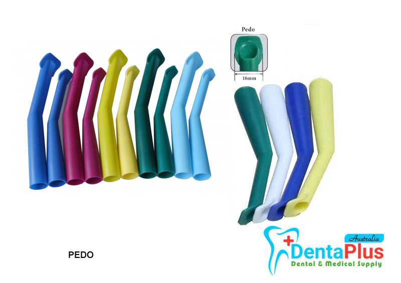 Autoclavable HVE Suction Tubes/Aspirator Tube (Assorted Color) 25Pcs/Pkt - Pedo
