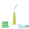 Disposable Pre-Bent Dispenser Tips #100Pcs/pkt - 20-gauge-yellow