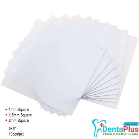 Bleach/Whitening Blanks (6x6") (1mm, 1.5mm and 2mm Square) #10pcs/pkt