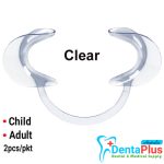 dental instrument Cheek & Lip Retractor C Shape Clear