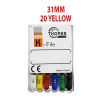 K Files - Thomas 6pcs/pkt - 31-mm - 20-yellow