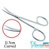 Surgical Iris Scissors (Curved) And (Straight) 11.5cm #Each - curved