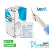 Ansell GAMMEX Latex Textured Powder Free Surgical Gloves - 50-pair-size-6-5