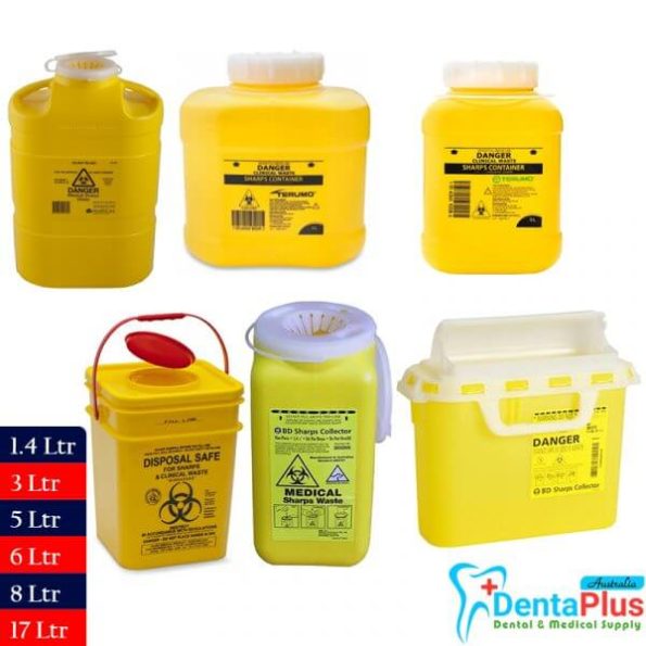 Sharps Disposal Containers / Bins / Bio Can Dentaplus Australia