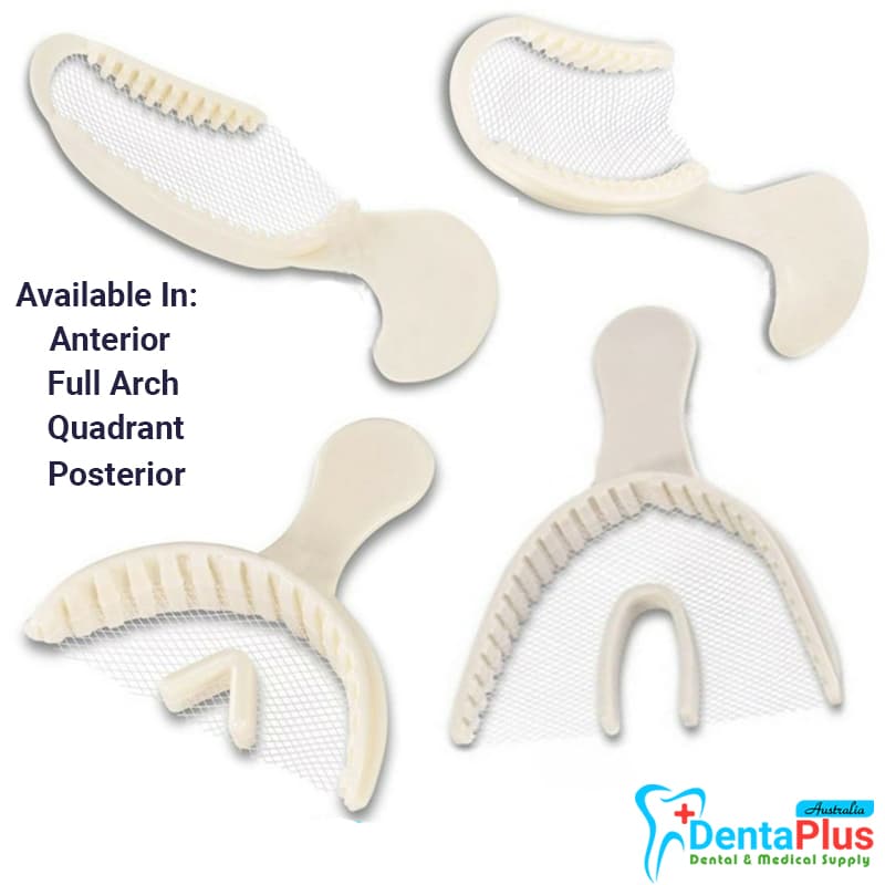 Bite Registration Trays – Dental Impression Triple Trays – All Sizes For Lab & Clinical Use
