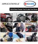 Nitrile Powder Free & Latex Free Examination Non-Sterile Gloves (Black)