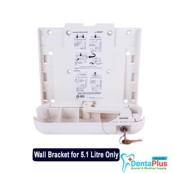 Lockable-Wall-Bracket-for-5.1-Litre-Sharps-Container.
