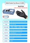 Nitrile Powder Free & Latex Free Examination Non-Sterile Gloves (Black)