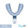 Edentulous Impression Trays, Astek Transform Heat Mouldable#12pcs/Bag - Medium Lower Blue #9