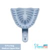 Edentulous Impression Trays, Astek Transform Heat Mouldable#12pcs/Bag - Medium Upper Blue #10