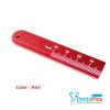 Endo Ruler Aluminium – Autoclavable #Each - red