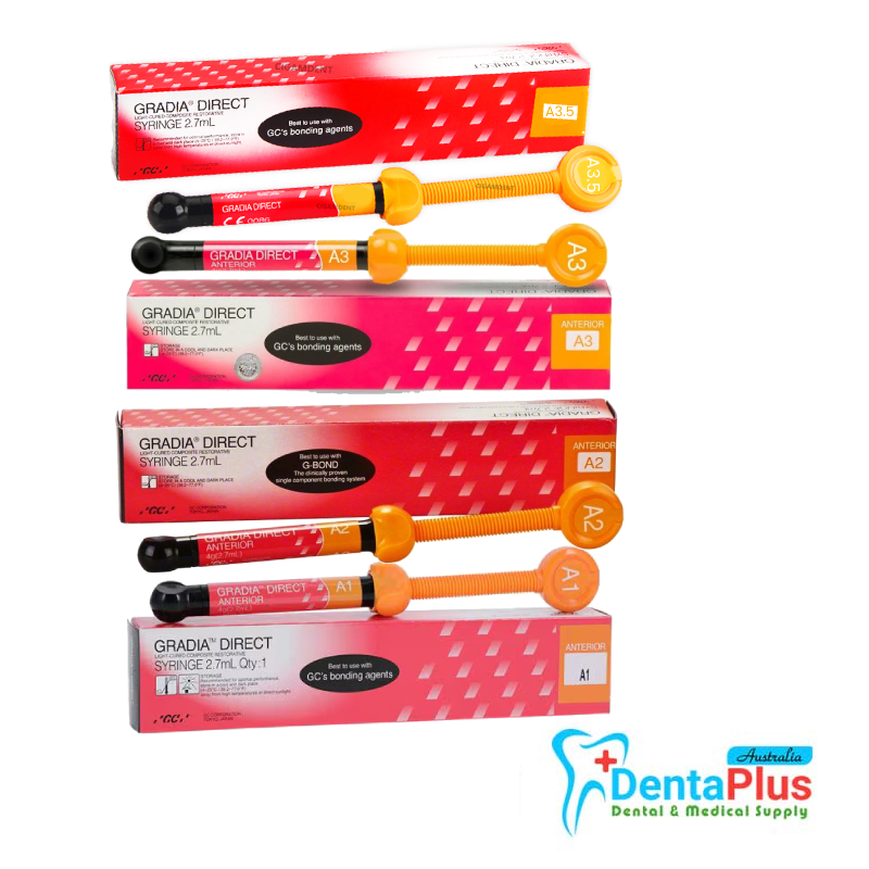 GC Gradia Direct Light Cured Composite Syringe Anterior
