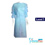 Everyday Essentials Disposable Isolation Level 1 Gowns Universal Blue 5pcs/pkt #50 pcs ctn