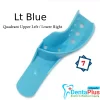 Disposable Impression Trays - Lt Blue #12pcs/pkt - 7-quadrant-upper-left-lower-right