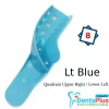 Disposable Impression Trays - Lt Blue #12pcs/pkt - 8-quadrant-upper-right-lower-left