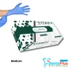 Mediflex Titan Powder Free Blue Nitrile Gloves – 100/Box, 10 Boxes/Carton, 1000/CTN - medium - single-box