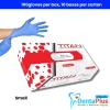Mediflex Titan Powder Free Blue Nitrile Gloves – 100/Box, 10 Boxes/Carton, 1000/CTN - small - carton